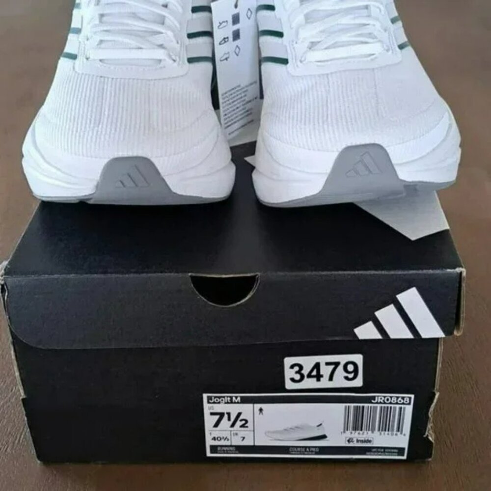 Adidas Joglt Sneaker - Color: White/Green - Size: Men 7.5 - Picture 4 of 10